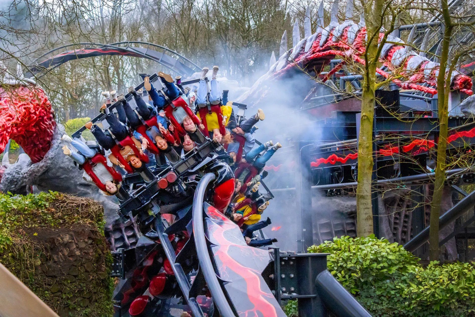 Nemesis Reborn rollercoaster at Alton Towers