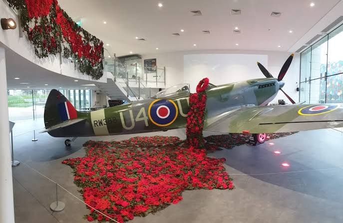 Spitfire RW388 at the Potteries Museum in Hanley